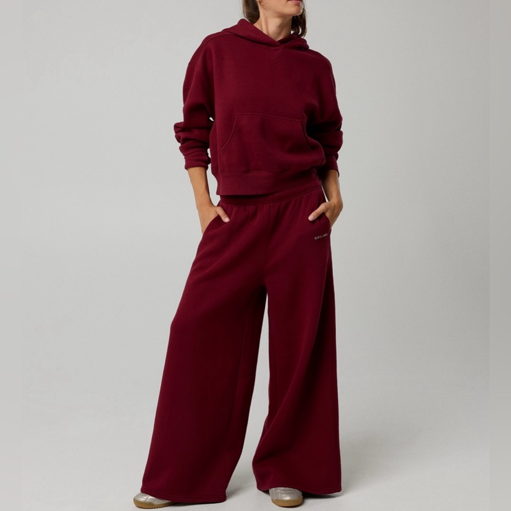 Aerie Offline Cloud Fleece Baggy Trouser